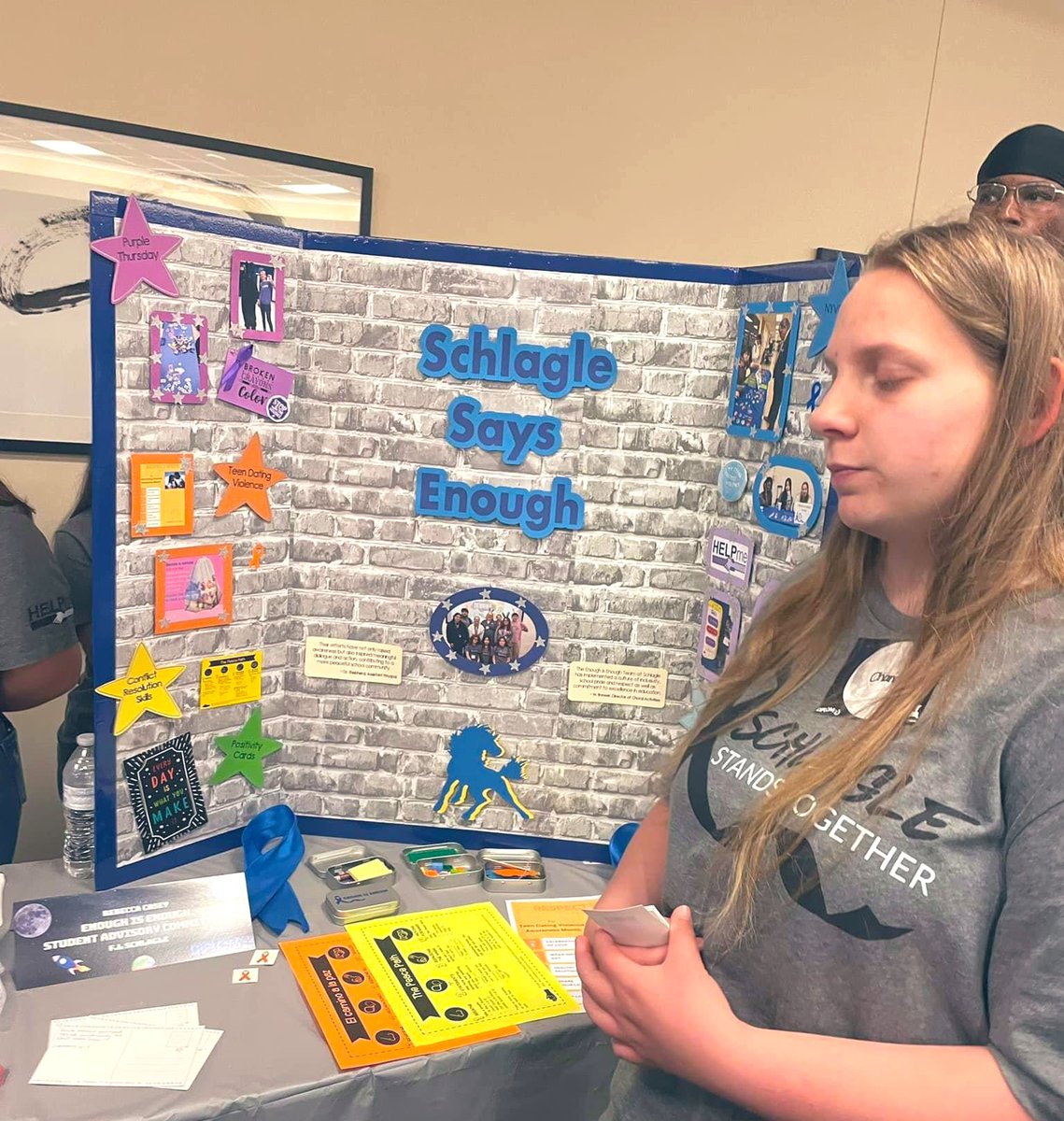 Loved that the Real World Learning Showcase allowed  <a href="/KCKStallions/">F. L. SCHLAGLE</a> Enough is Enough Student Advisory Council leaders share about their work &amp; resources available to increase resilience in our <a href="/kckschools/">Kansas City, Kansas Public Schools</a> community. 

#EnoughIsEnoughKCK #resilience