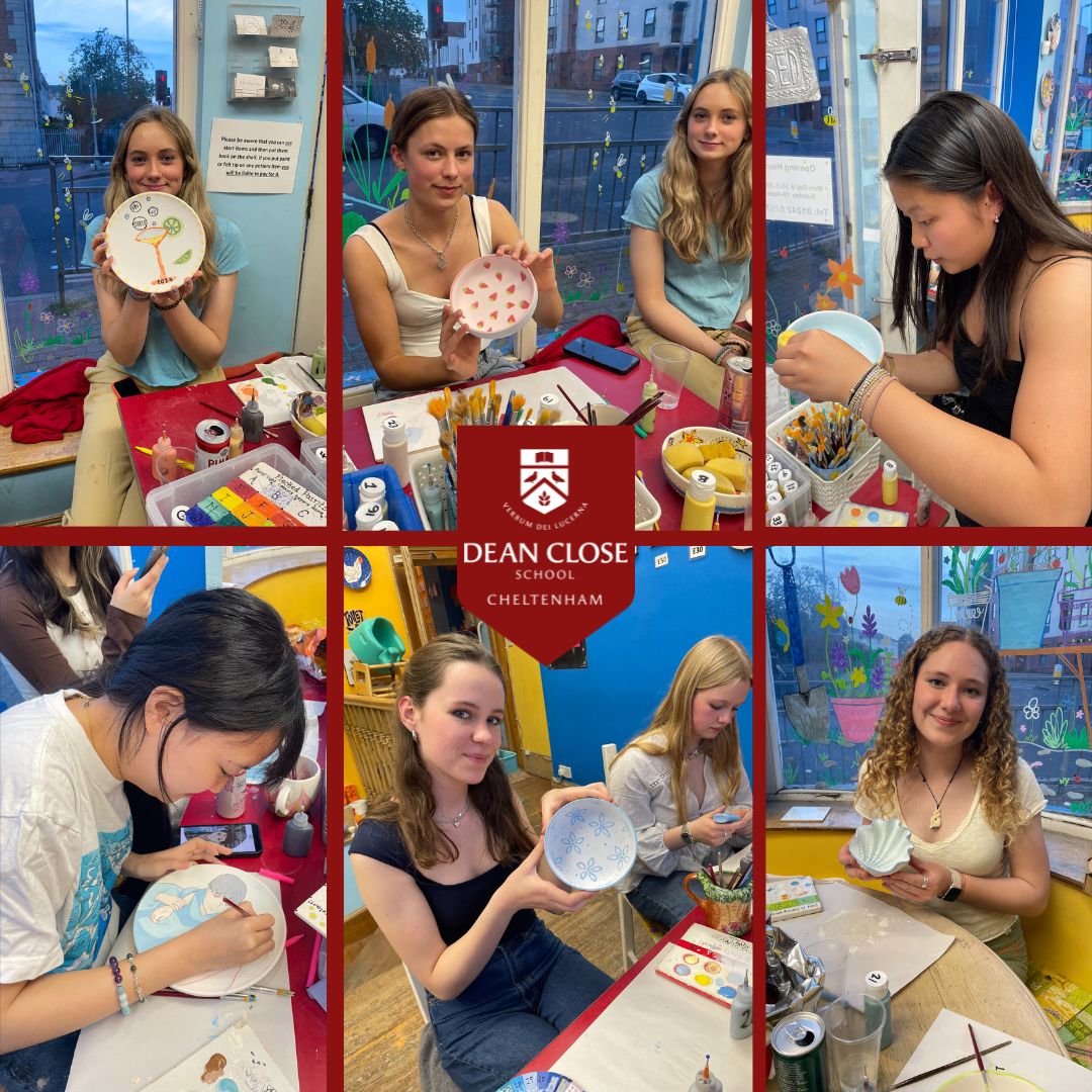 🖌️ 🎨 The Upper Sixth Leavers from Shelburne House enjoyed a delightful evening outing to Paint it Yourself Pottery this week. @piypotteryco 
#DeanCloseSixthForm #DeanCloseFun #DeanCloseTrips #DeanCloseShelburneHouse #DistinctlyDeanClose