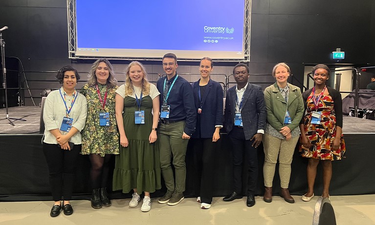 We’re so proud of @HeeringTheresa – winner of our Postgraduate of the Year Award 2024! 🎓🎊 As a joint PhD student at @covcampus and @Deakin, Theresa’s research prevents ACL injuries in children by exploring the movements of young footballers ⚽️⬇️ coventry.ac.uk/research/about…