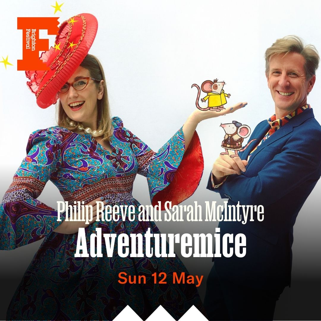 So this is going to be Brighton Festival fun! BIG fun with TINY Adventuremice. @jabberworks & @philipreeve1 know how to do an event. This Sunday @brightfest #Brighton