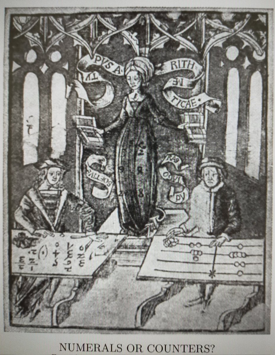 Found this image quite amusing with the looks on their faces! It is easy to forget how long it took to devise the number system we have now, and how abstract and groundbreaking it must have seen at the time.