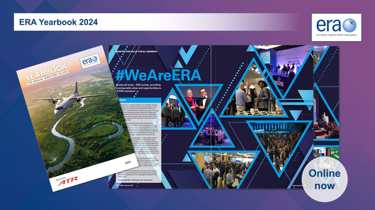 We may be biased, but we think ERA events are some of the best in the industry! With registration now open for our General Assembly, our largest membership gathering, get a taster of our events in the ERA Yearbook 2024: cloud.3dissue.net/9237/9242/9271…