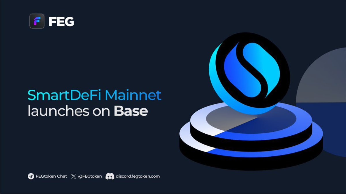 #CallUsSmart 😘 We can’t wait to offer #BASE to all project creators on the new SmartDeFi Launchpad on June 1st 📲 💪🏽❤️💜🦍 #TurnUpTheBASE with #FEGtoken & #SmartDeFi