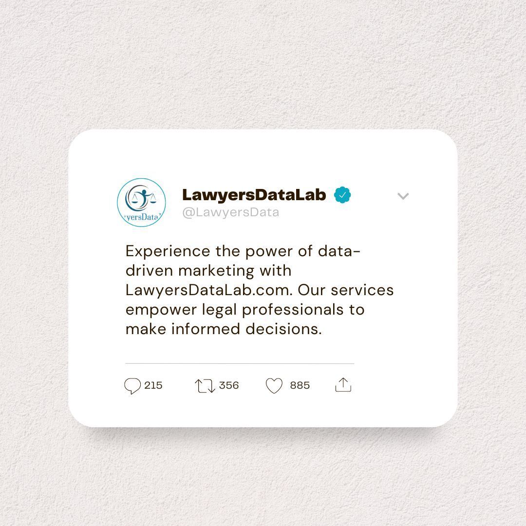 🔍 Stay ahead of legal trends with Lawyers Data Scraping Services by Lawyersdatalab.com. #LegalInsights #DataDriven 📚