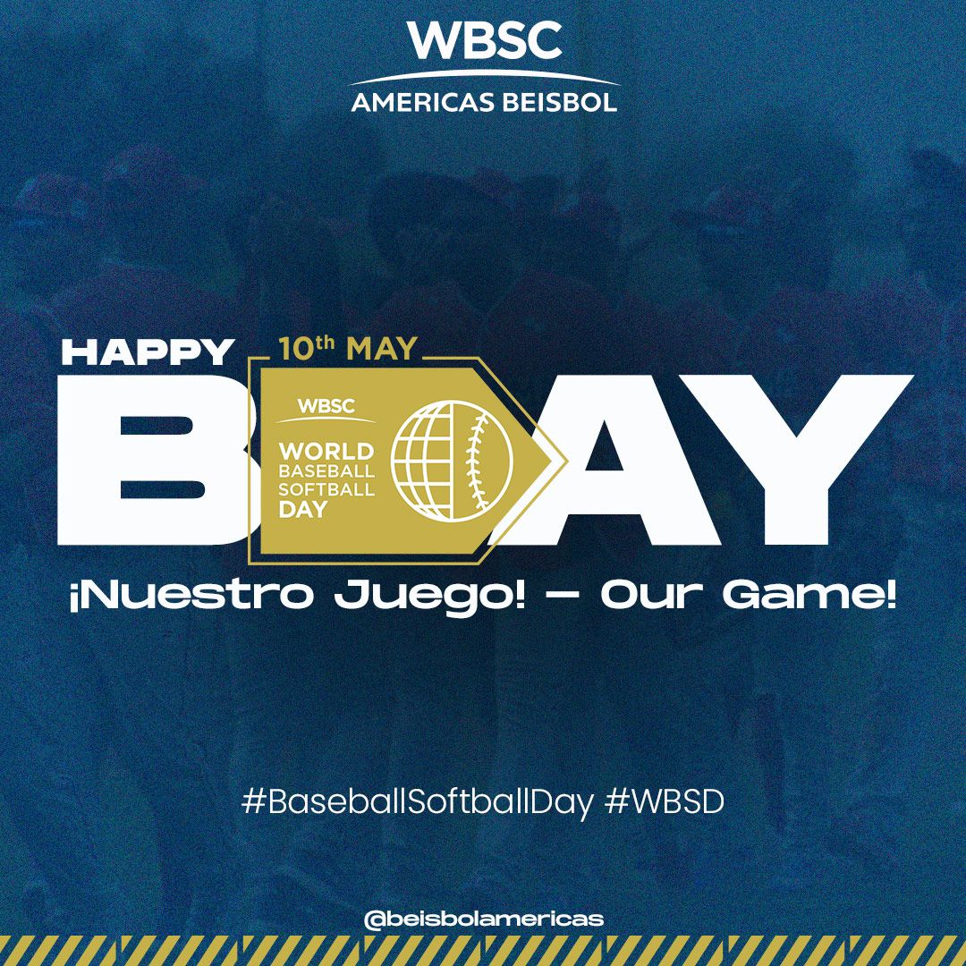 #BaseballSoftballDay #WBSD Hoy celebramos el día de nuestro deporte, porque amamos el beisbol Today we celebrate our sports day, because we love baseball #OurGame #NuestroJuego @wbsc