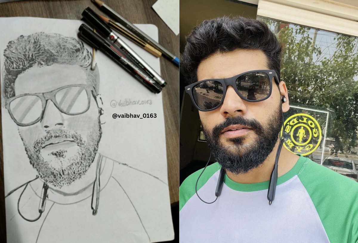 Thank You @vaibhav_0163 for this lovely sketch❤️😍 Guys sab log comment mai Vaibhav ko Thank You bolo🙏🏻