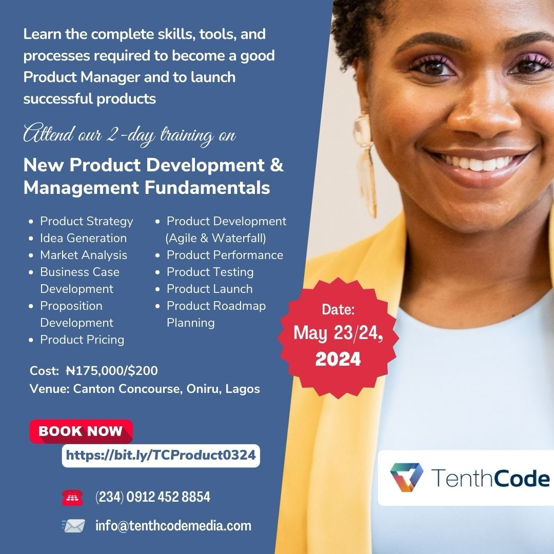 Join us on Thurs May 23rd & Fri 24th for an immersive 2-day training on New Product Development & Management Fundamentals! 

Elevate your skills and empower yourself to become the next successful product manager.

#Productmanagement #Training #CareerGrowth