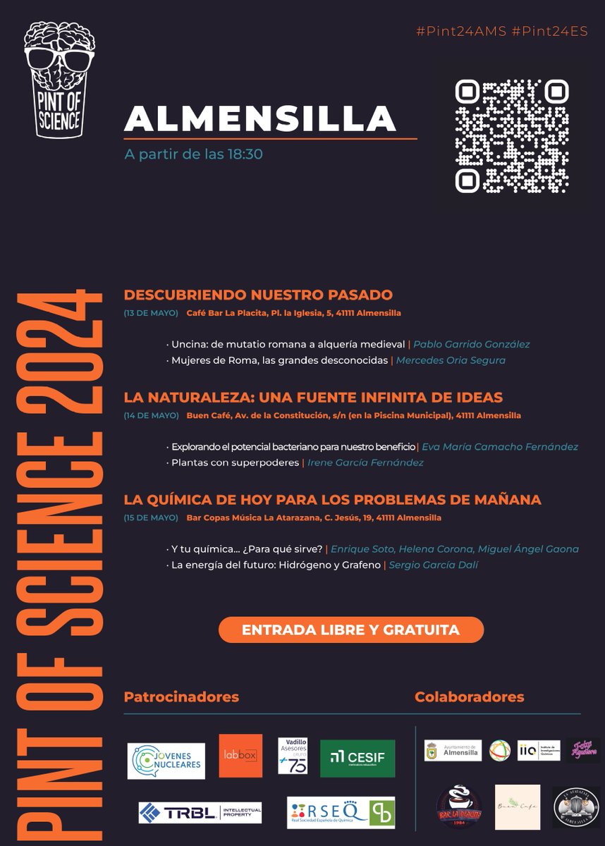 IBVF (@ibvf_sevilla) on Twitter photo La semana que viene llega la Pint of Science con participación de investigadores del IBVF tanto en la organización como en las ponencias <a href="/Ireblanche/">Irene García</a> La semana que viene llega la Pint of Science con participación de investigadores del IBVF tanto en la organización como en las ponencias <a href="/Ireblanche/">Irene García</a>