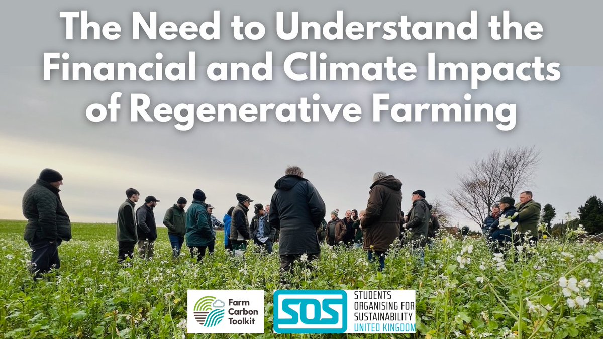 In the first of our series of 3 blogs, we discuss the need to better understand the financial and climate impacts of #RegenerativeFarming practices (links to our new joint report with @sosukcharity)👇 farmcarbontoolkit.org.uk/2024/05/02/the… #RegenerativeAgriculture #ClimateChange @hayneoak