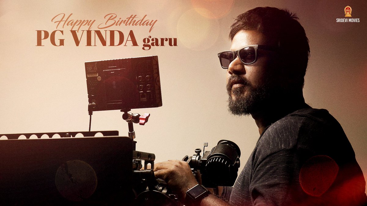 Wishing Iconic Cinematographer, our @pgvinda garu a Happiest Birthday 💐 Wish you the best in everything. Let's hit a grand success ahead 😇 #HappyBirthdayPGVinda