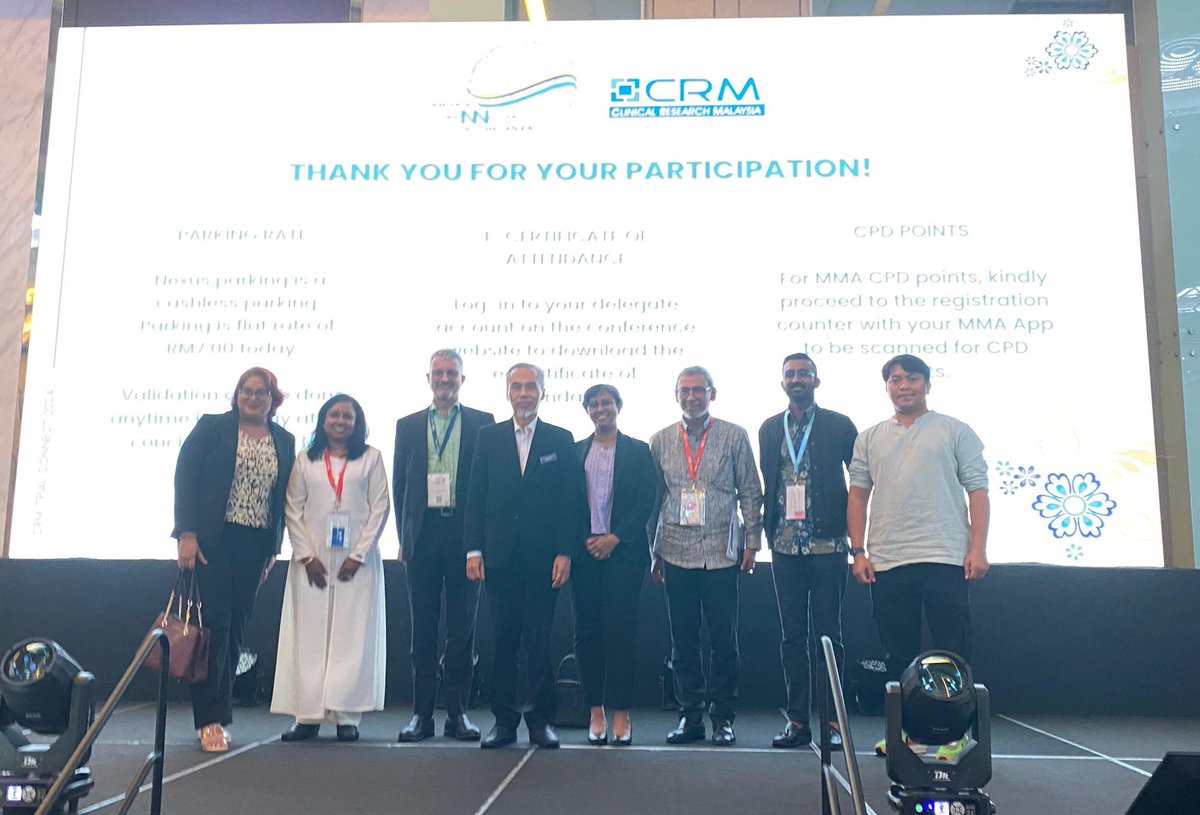 Major props to @ClinicalRsrch_MY for an outstanding #CRMTrialConnectConference2024 ! A stellar platform for insights into clinical trials and health innovation. Let's continue to showcase Malaysia's potential as a leading hub for clinical research!👏🏽