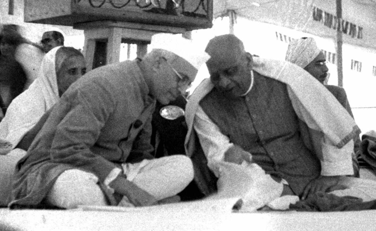 'No one has rendered as much service to the peasants as Pandit Jawaharlal Nehru have. For your sakes he has sacrificed a life of comfort and readily shared your troubles. How can we move a step without his help?' ~ Sardar Patel Narahari Parikh's Sardar Patel volume 2 page 210