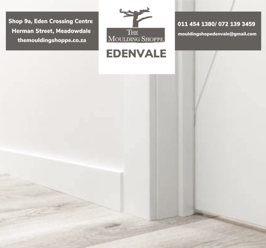 #ThemouldingShoppe #Moulding #HomeDecorIdeas #Manufacturer #HomeImprovement #JoziBusinesses #20YearsExperience #DIY #Renovating #SupplyToTheTradeAndPublic #SupportLocal #ARCHITRAVES, #CORNICE, #DADORAILS, #HANDRAILS Contact Us Today. LIKE & SHARE THIS PAGE!