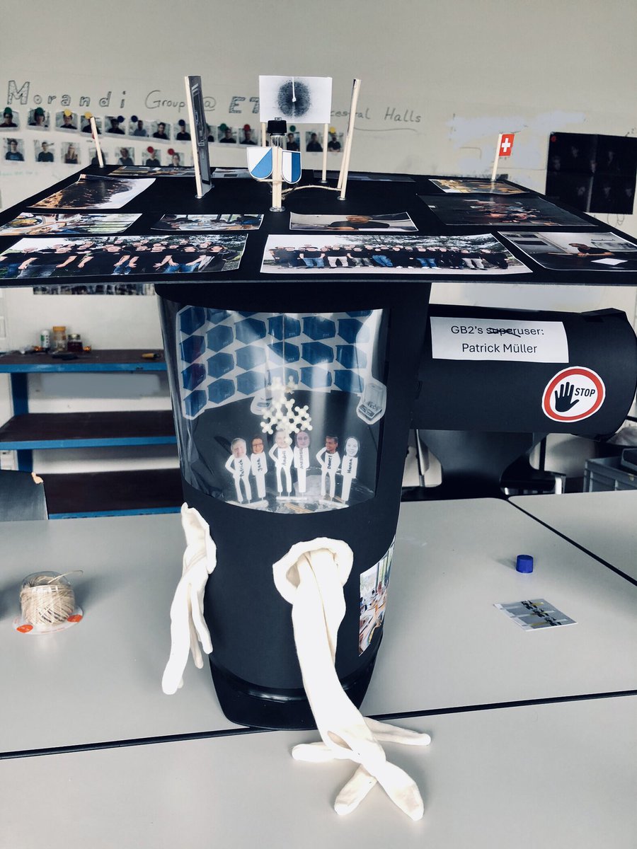 Eva J. Meeus (@ej_meeus) on Twitter photo Crafted my first #PhDhat 🎓last week together with my labmates from the <a href="/morandilab/">Morandi Lab</a>🧑🎨 <a href="/ETH/">ETH Zürich</a>
And yes, it’s a #glovebox, complete with its gloves and antichamber🤩
#PostDocVoice #chemtwitter #RealTimeChem Crafted my first #PhDhat 🎓last week together with my labmates from the <a href="/morandilab/">Morandi Lab</a>🧑🎨 <a href="/ETH/">ETH Zürich</a>
And yes, it’s a #glovebox, complete with its gloves and antichamber🤩
#PostDocVoice #chemtwitter #RealTimeChem
