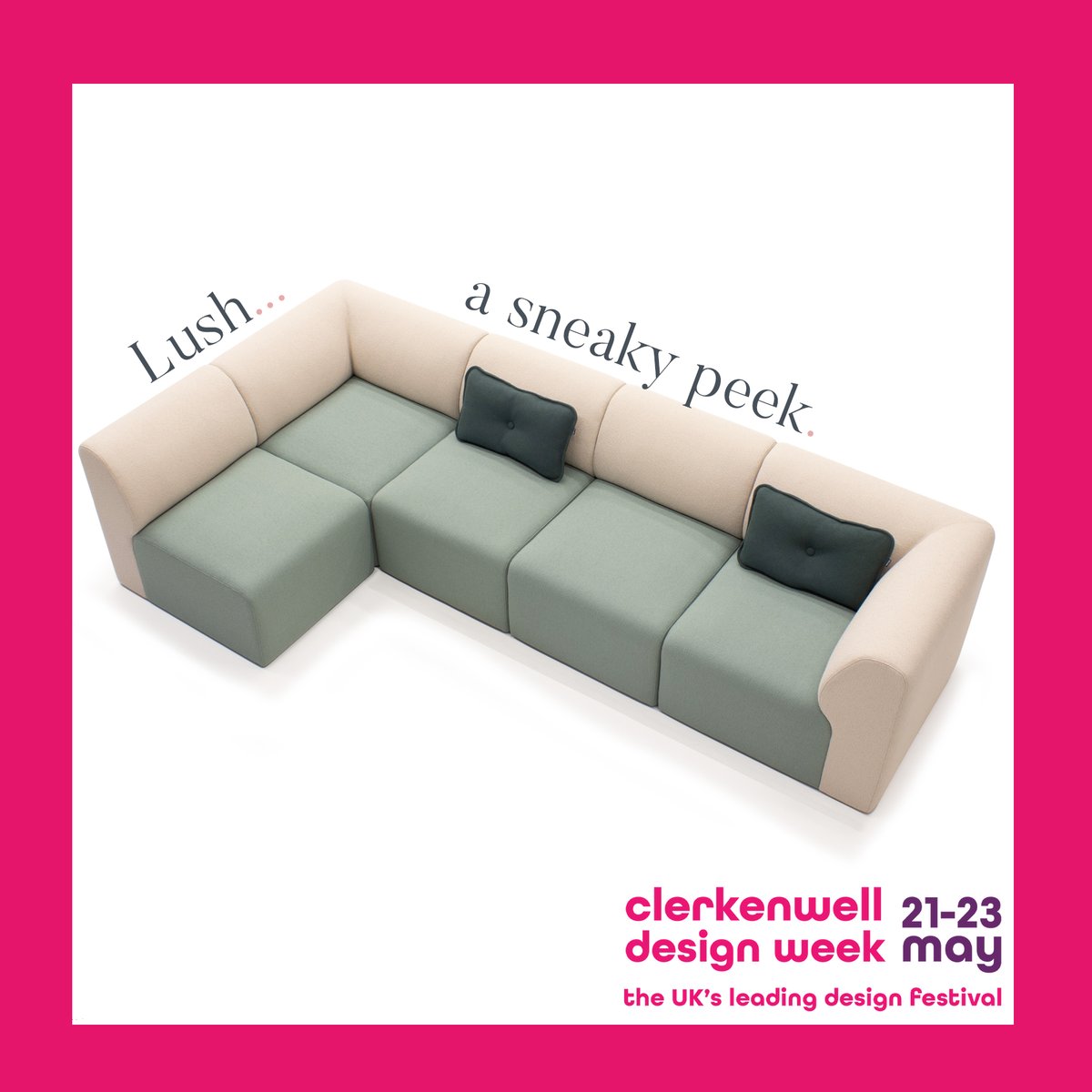 Vercodesign's tweet image. A sneak peek of our new soft seating collection Lush   unveiling at @clerkenwelldesignweek #vercodesign

Join us at our London Showroom 21-23 May 2024
67 Clerkenwell Rd, London, EC1R 5BL

#cdw2024 #designevent #londondesign #furniture #seating #interiordesign #architecture