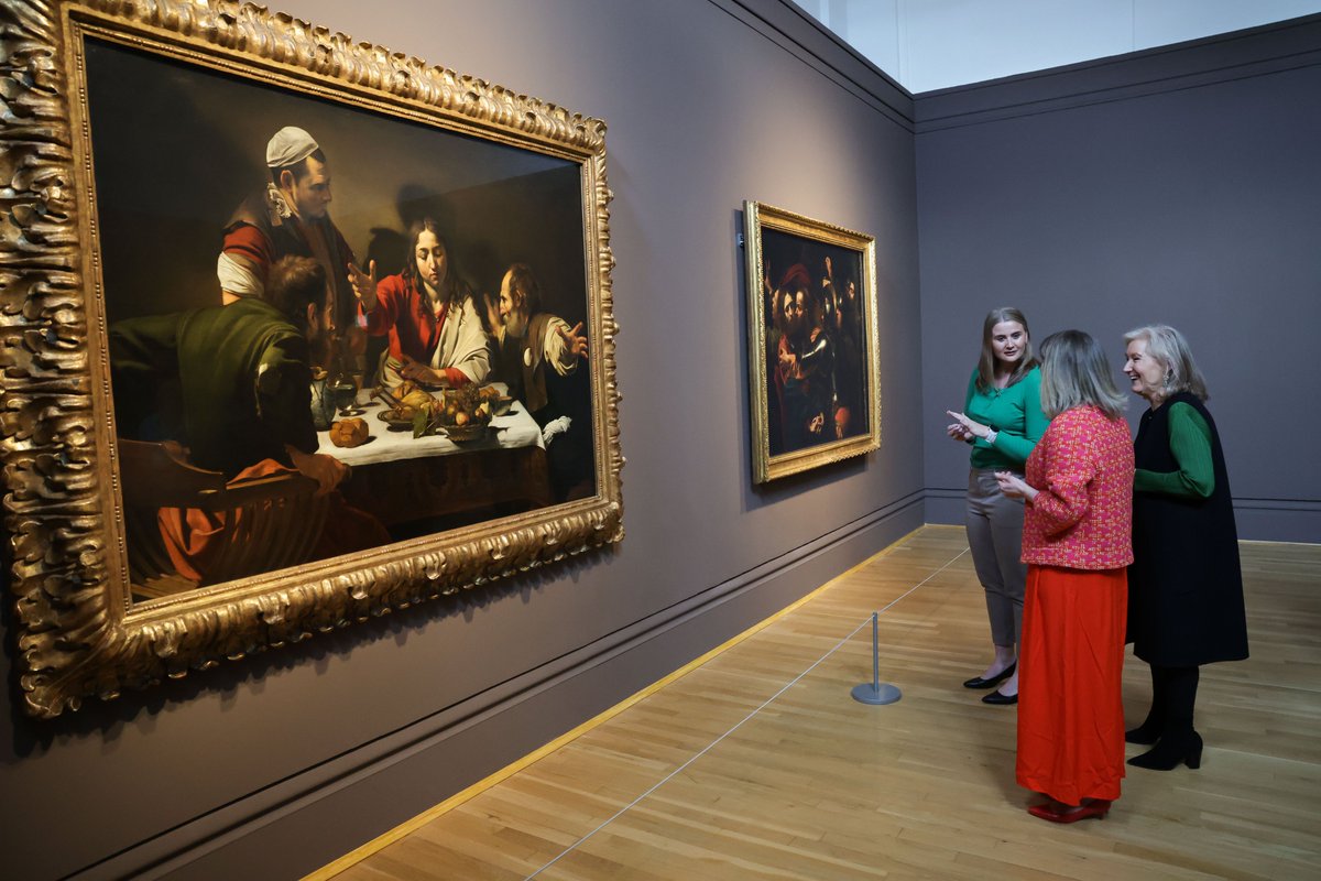 NI Executive (@niexecutive) on Twitter photo Deputy First Minister Emma Little-Pengelly and Junior Minister Aisling Reilly attended the opening of the <a href="/UlsterMuseum/">Ulster Museum</a> Caravaggio exhibition yesterday to view the artist's magnificent paintings 'The Supper at Emmaus' and 'The Taking of Christ' which are rarely seen together. Deputy First Minister Emma Little-Pengelly and Junior Minister Aisling Reilly attended the opening of the <a href="/UlsterMuseum/">Ulster Museum</a> Caravaggio exhibition yesterday to view the artist's magnificent paintings 'The Supper at Emmaus' and 'The Taking of Christ' which are rarely seen together.