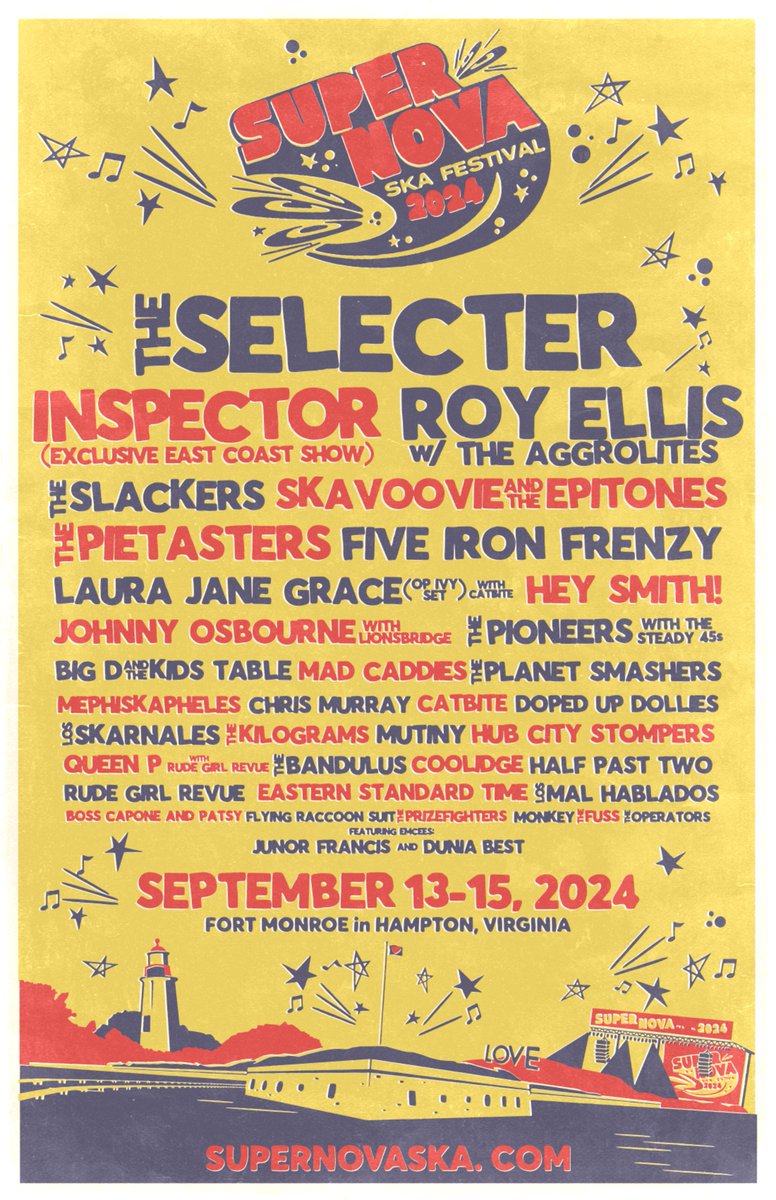 We are honored to announce that @TheSelecter, the legendary 2 Tone pioneers, are making their grand return to the United States after five long years! And guess what? Supernova is set to be their ONLY stop in North America outside of California! Tickets: tixr.com/groups/superno…