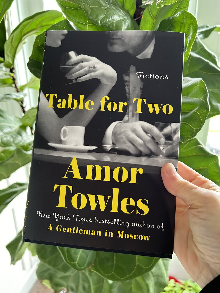 The man can write - I love a book of short stories and bonus - there is a novella at the end. @amortowles is that writing rarity - the literary page turner with wordsmithing like a perfect cocktail. #fridayreads @VikingBooks