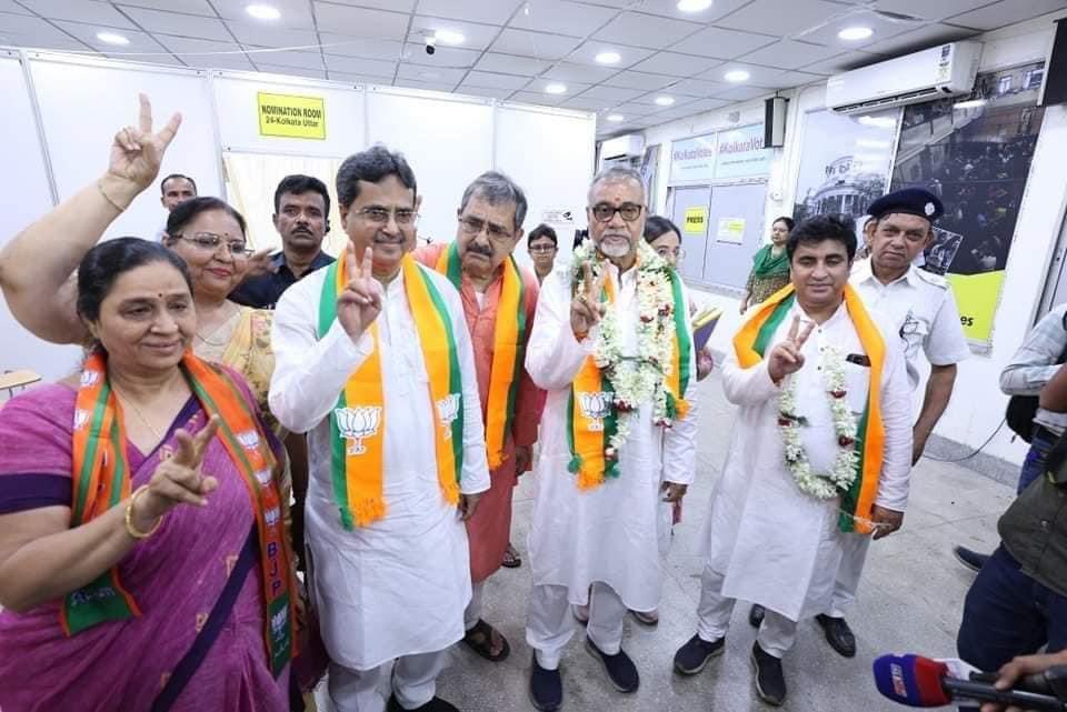 Shri @TapasRoy387026 filed his Nomination as BJP North Kolkata Loksabha Candidate. Let's together bring the change we want to see lets bring on good governance and end the tyranny rule. Lets unite and end Corruption, Nepotism and change the scenario of politics of North…