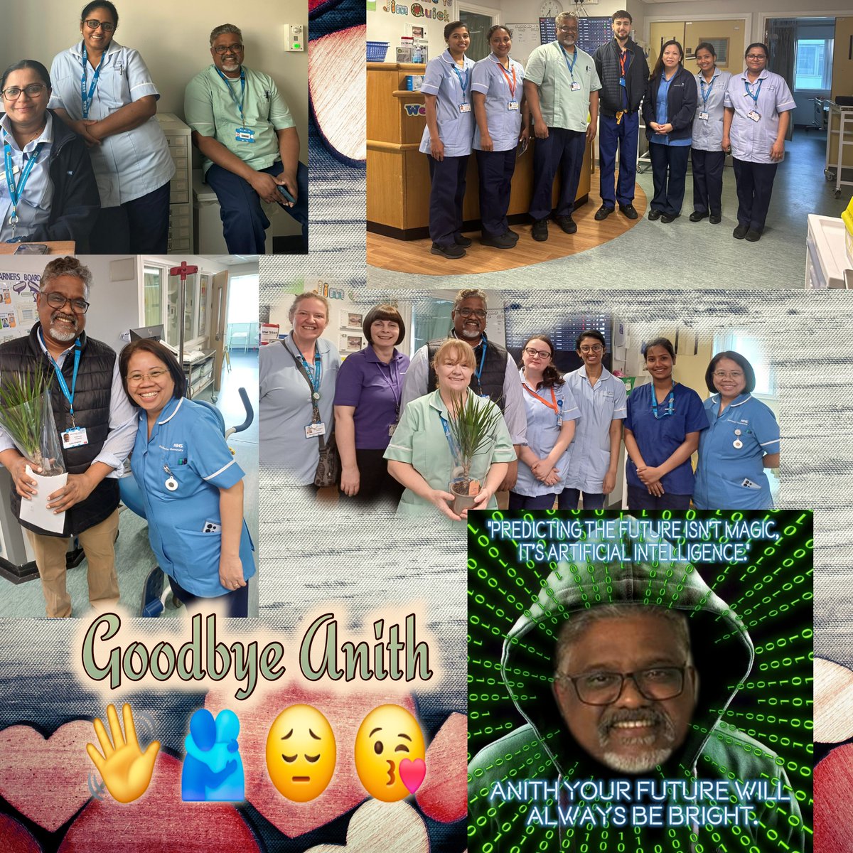 Today we said cheerio to one of our lovely HCA Anith 🥲 He is off to a new adventure and we all wish him the very best in his chosen career, although we will miss him lots! #newadventuresawait #movingon @Michaela0895 @vikki_warman @TntTracy73 @parkerkarenj