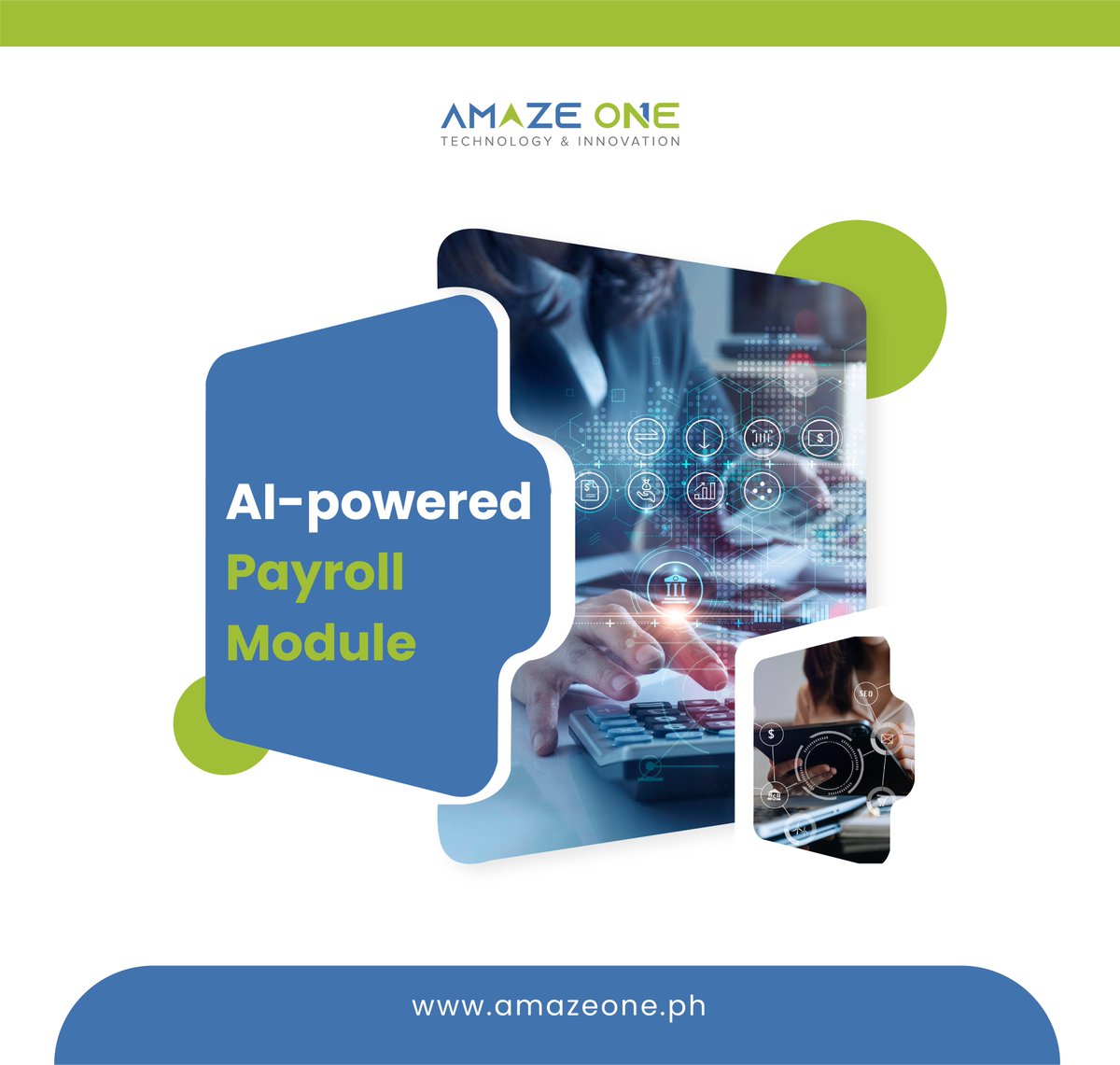 AmazePh's tweet photo. digiOffice AI-powered solution for payroll accuracy with automated calculations, reducing errors, saving time, and ensuring accurate and timely payments for your employees.

Phone: +63 917 182 6293
Email: contact@amazeone.ph
Visit us @ https://t.co/SyNzFB31mk

#digioffice #AI https://t.co/ZaUUTucLsF