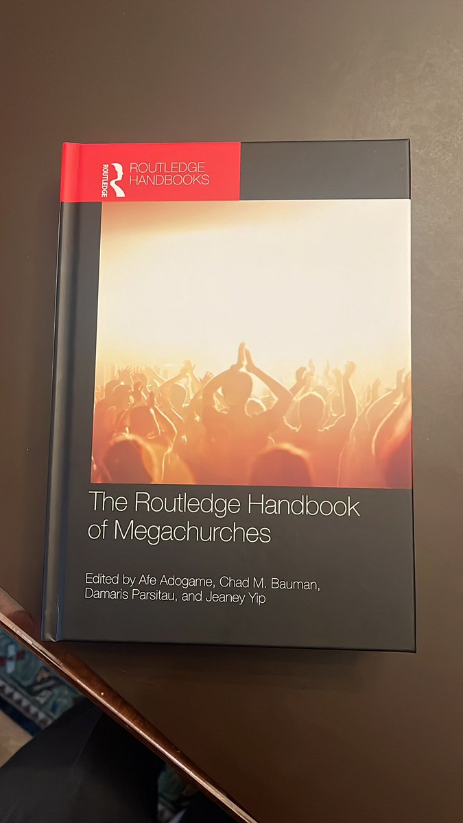 Congratulations to Professor Afe Adogame, the Maxwell Upson Professor of Religion & Society at @ptseminary on the publication of his new edited volume, “The Routledge Handbook of Megachurches.”