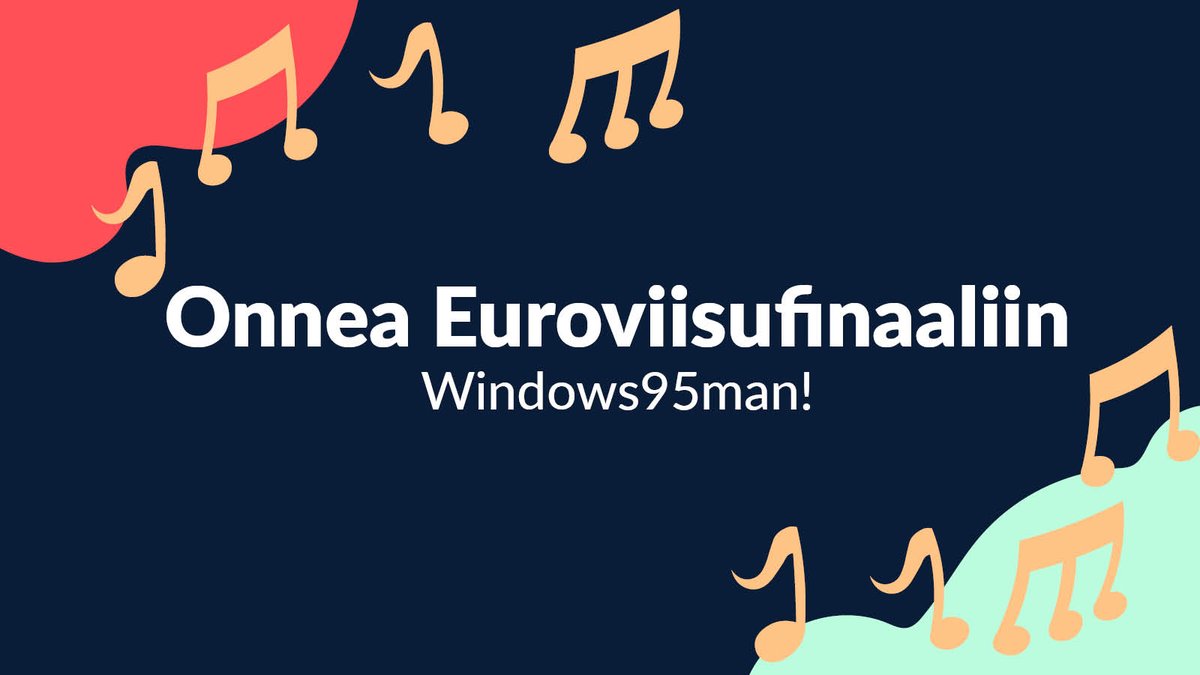 Euroviisujen finaalissa nähdään tänään espoolaista väriä, kun Suomea edustaa Windows95man.🤩 Onnea Malmöhön! Olemme hengessä mukana kannustamassa! #Espoo #Euroviisut