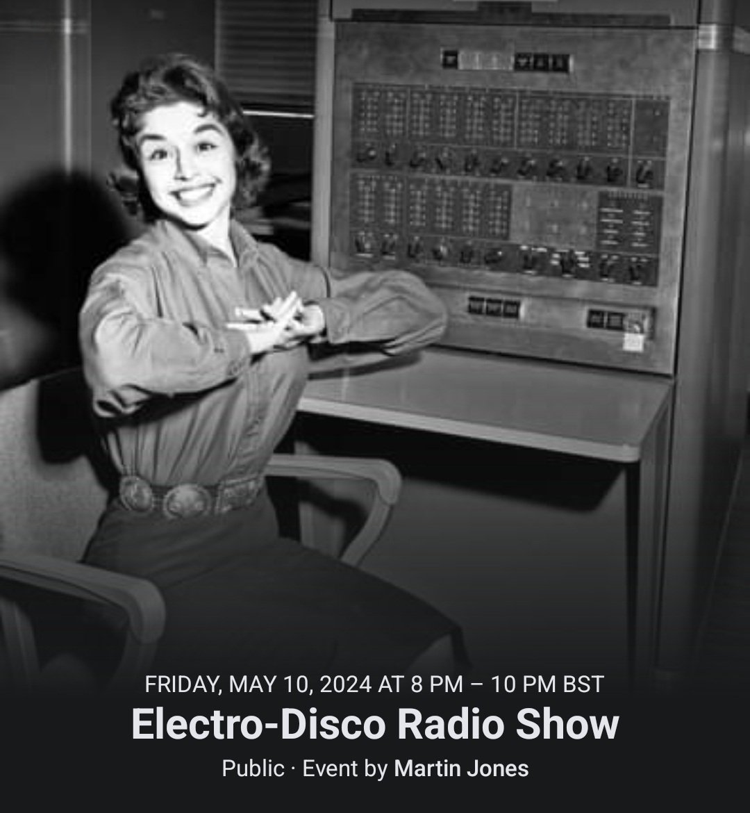 Catch the fantastic #ElectroDisco show today with @itsmjones playing the best electropop tunes! We're excited to be included today. facebook.com/martin.jones.3… virtualdj.com/broadcast/user… 8pm UK / 9pm CET 3pm E / 2pm C / 12pm P US-Can