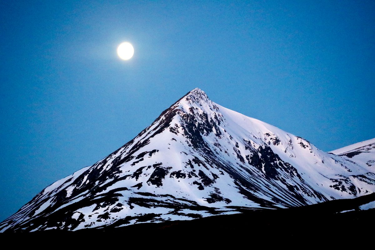 In a camping trip to the Ben Alder range of hills in March 2022 I woke up to shuffling deer near the tent. I looked at my watch: 4.30am. Why was it so light? I opened the tent door and saw a full moon illuminate the snow-covered hills. The brightest I've ever seen.