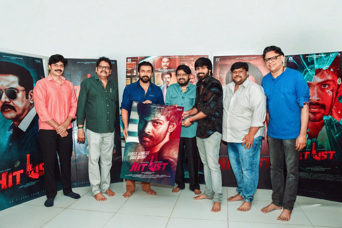 Thank you @Suriya_offl sir for releasing the first single I AM THE DANGER from HITLIST Lyric video- youtu.be/O7fHyR2v2OE?si… A @CSathyaOfficial Musical! @realsarathkumar @kanvikraman #RKCelluloids @ksravikumardir @menongautham @thondankani @smruthi_venkat @Aishwaryadutta6