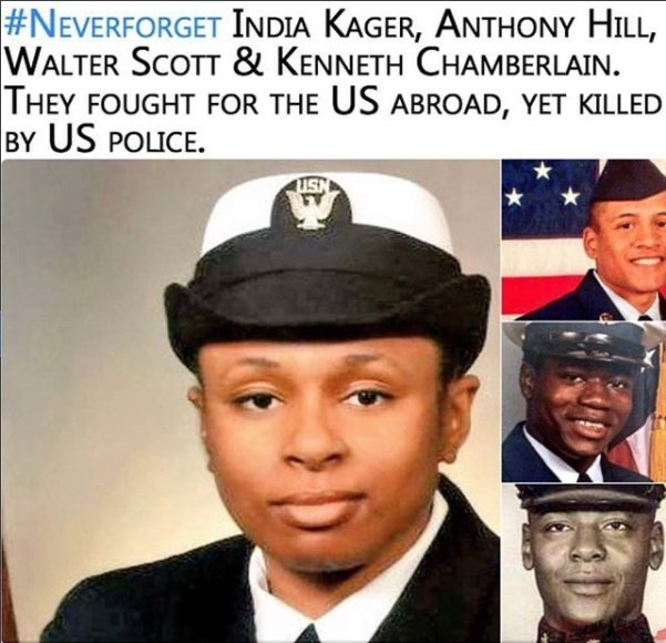 #NeverForget #IndiaKager #AnthonyHill #WalterScott #KennethChamberlain and now #RogerFortson