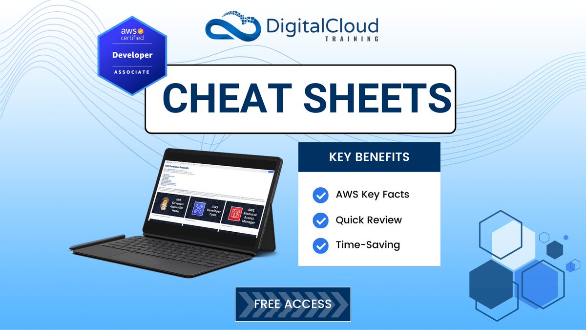 🚨 For those who are studying for the AWS Developer Associate exam, check out these FREE #AWS Cheat Sheets from Digital Cloud Training!

👉 digitalcloud.training/category/aws-c…

#awstraining
#freeaws
#awscertification
#amazonwebservices