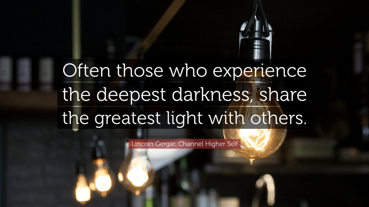 'Often those who experience the deepest darkness, share the greatest light with others.' - Lincoln Gergar, Channel Higher Self 

#shadowwork #spiritualawakening #spiritualhealer #higherself #lightworker