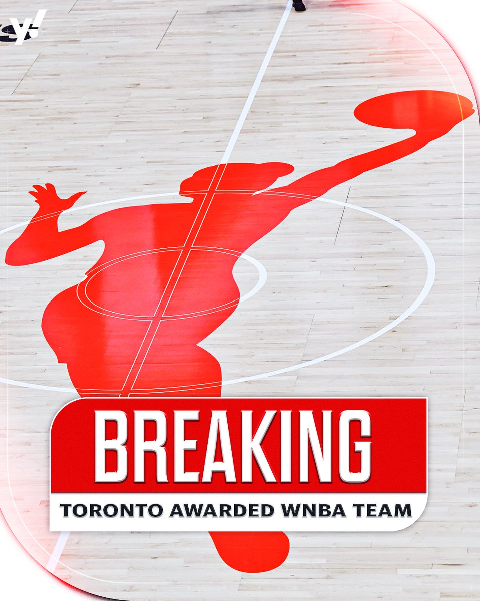 BREAKING: Toronto has been awarded a @WNBA expansion team with play expected to begin in 2026, per @CBC.