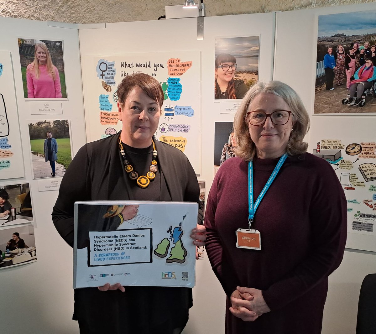 I met with @ehlersdanlosuk to raise awareness of EDS. EDS affects connective tissues and can result in pain, loose joints, and dizziness, amongst other symptoms. I have a family member who has a severe form so know how much it can affect daily life 💻ehlers-danlos.org