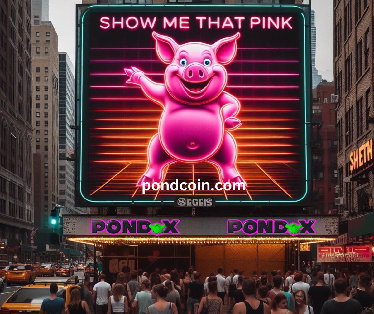 Show Me That Pink! 

Pondcoin.com where the swaps for all tokens are only 0.2% and all fees collected go back to you, the end user 🐷👑 

𝐂𝐫𝐲𝐩𝐭𝐨 𝟐.𝟎, 𝐖𝐞’𝐯𝐞 𝐁𝐞𝐞𝐧 𝐄𝐱𝐩𝐞𝐜𝐭𝐢𝐧𝐠 𝐘𝐨𝐮🫵🏻🫶🏻