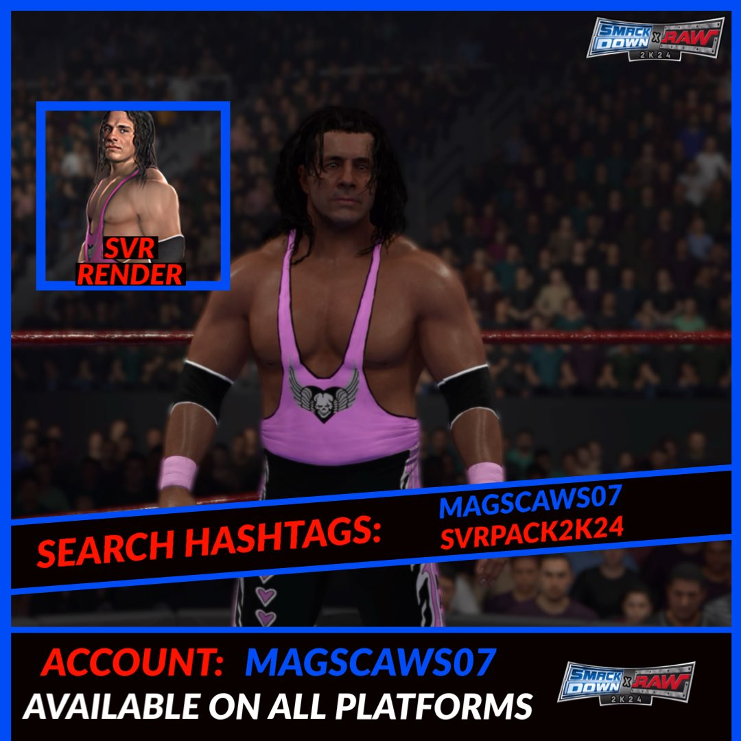 *NEW*      SVR X 2K24

HASHTAG: #SVRPACK2K24
HASHTAG: #MAGSCAWS07
HASHTAG #brethart 

#wwe #wrestling #smackdown  #raw #wweraw  #nxt #aew #romanreigns #prowrestling #wrestlemania #wwenetwork #sethrollins #wweuniverse #wwesmackdown #wwenxt  #wwf #sashabanks #johncena #WWE2K24