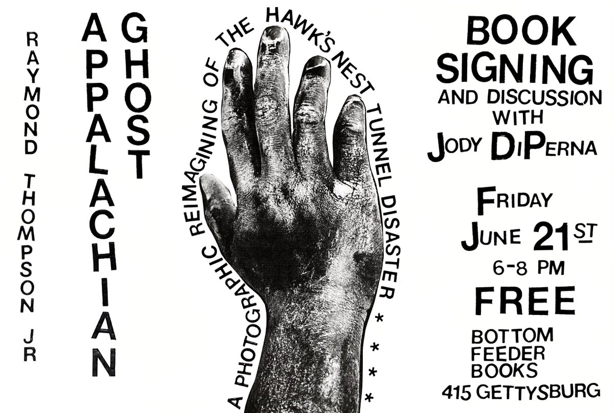 Northern Appalachia peeps -- Raymond Thompson Jr is doing a whole swing thru with his book 'Appalachian Ghost.' Go check him out at a library/bookstore near you.