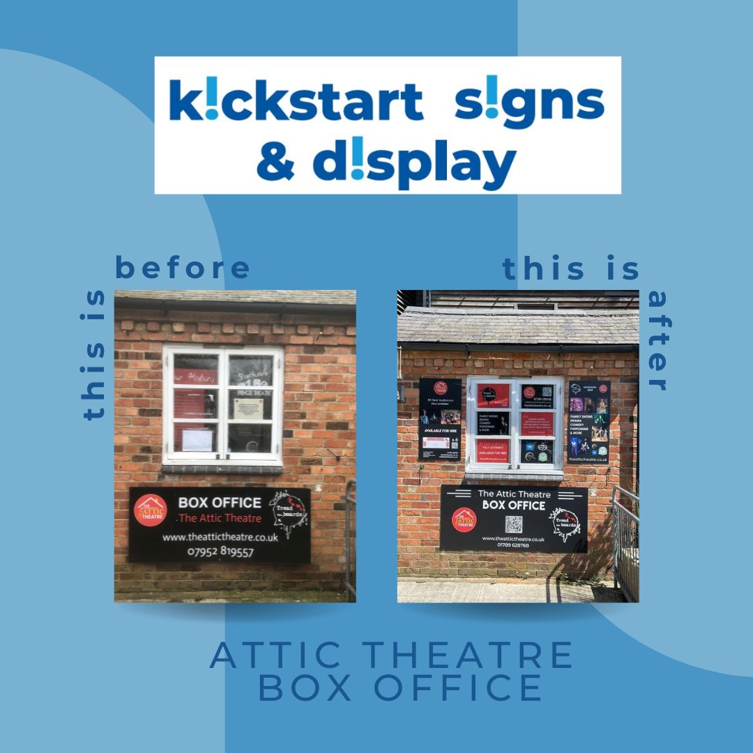 Happy Friday everyone.😀
The end of another busy week here at Kickstart Signs.
Make your business stand out with our wide selection of signage options.  Call us today on 01789 336205 to discuss your requirements.
kickstartsigns.co.uk #signs #stratforduponavon #warwickshire