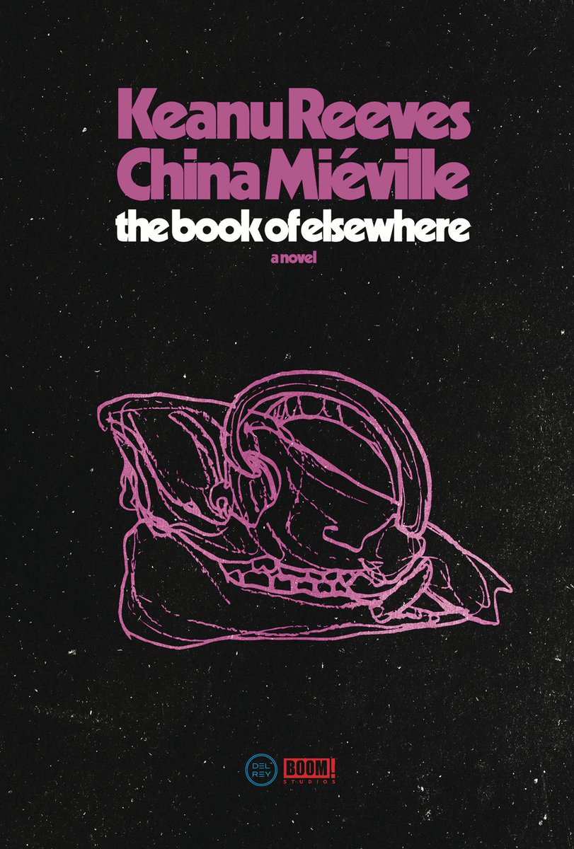 This is probably going to fly under a lot of people's radars, but this July, @DelReyBooks and @boomstudios are expanding the world of #KeanuReeves' BRZRKR with a new novel THE BOOK OF ELSEWHERE. And it's written by none other than... CHINA MIEVILLE?!!! Immediatelly a must read!