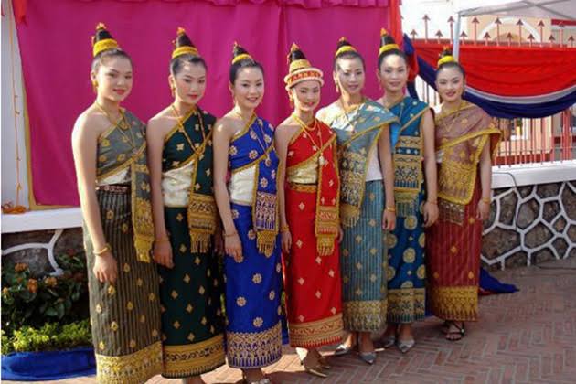 13. Laos - Sinh

The sinh is the traditional tubular skirt worn by Laotian women and comes in countless colors, styles, and patterns, usually representing the region or community where the skirt was made.
