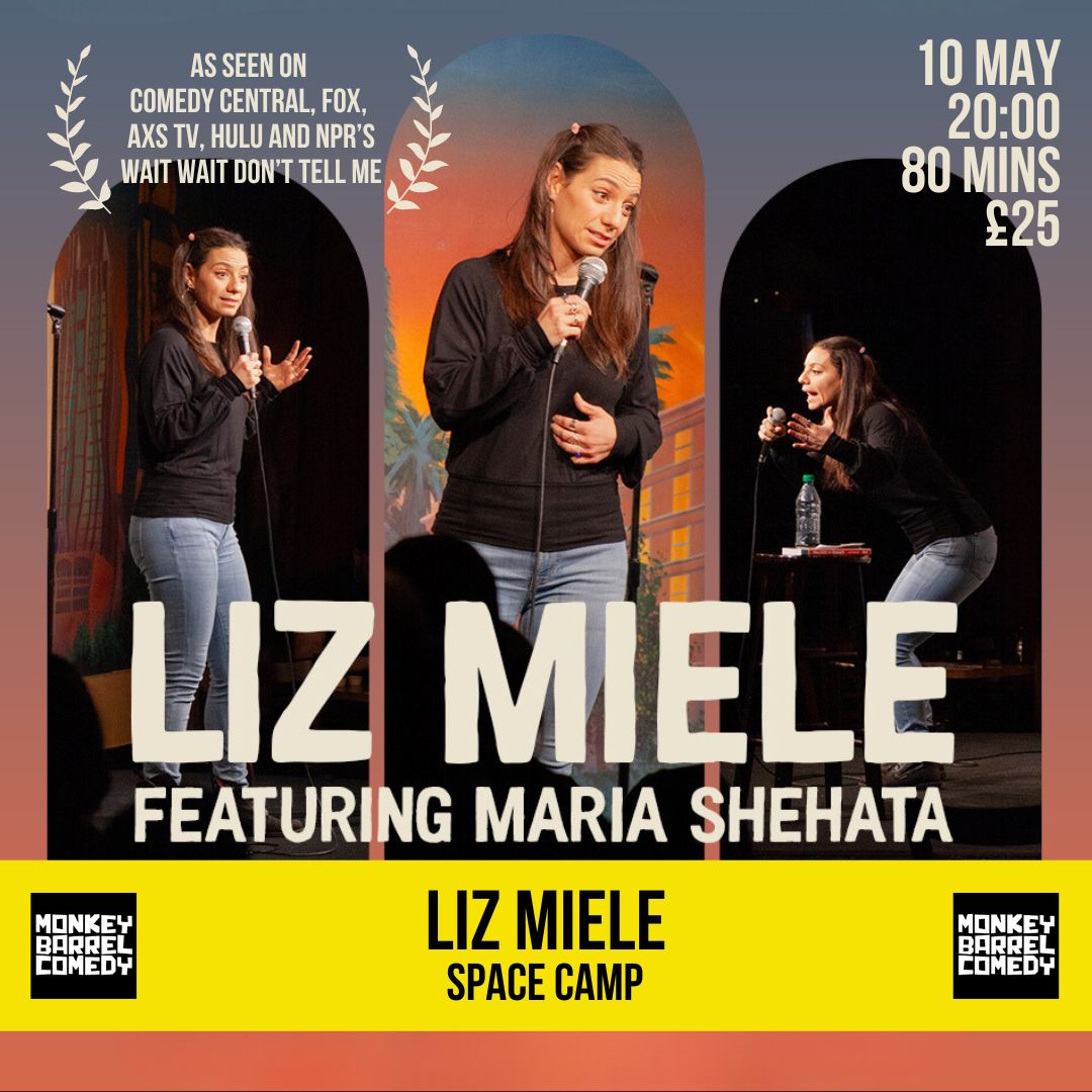 ✨ TONIGHT ✨ NYC comedian @lizmiele hasn't headlined Edinburgh since 2016 when she performed at the Fringe. Now she’s back and less traumatised with her new hour 'Space Camp', featuring the hilarious @MariaShehata! 🎟️ eventbrite.com/e/nyc-comedian…