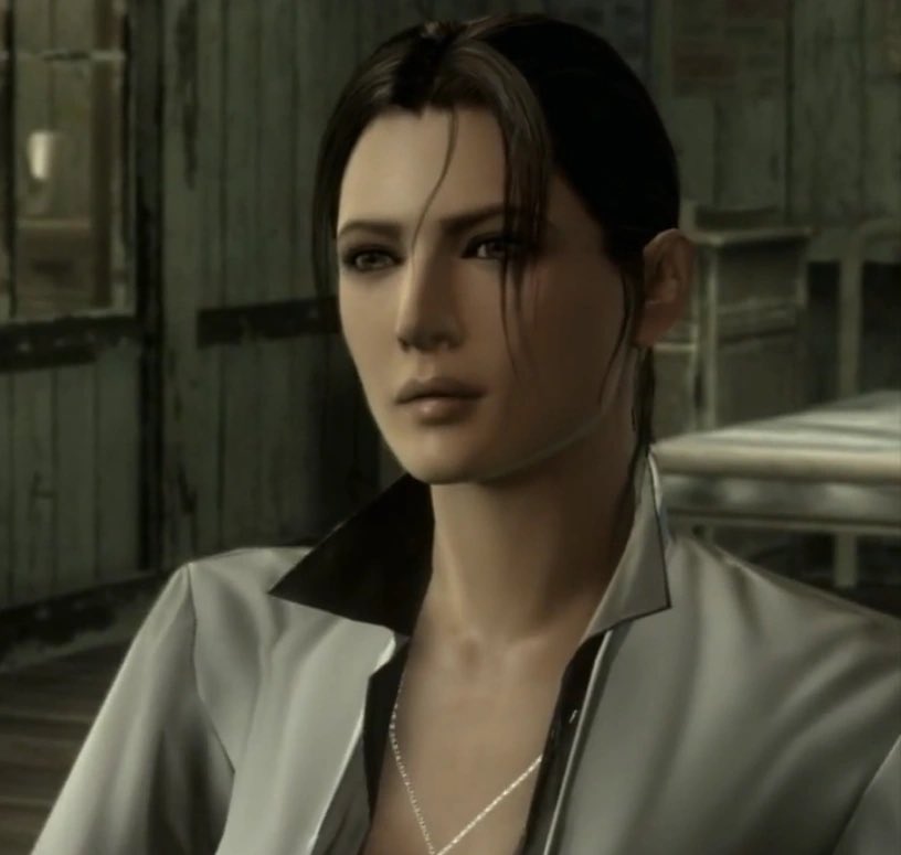 Metal Gear Solid 4 is such a funny game because it took this side character from the first game and beefed up her role considerably by making her a huge fuck up who switches sides every scene and is basically responsible for everything in the game going wrong
