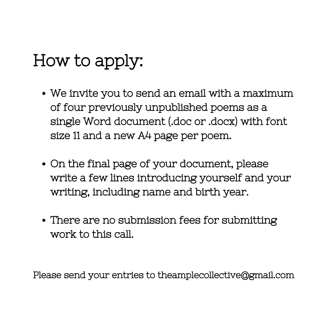 Our SPRING SUMMER 2024 CALL is now open 🌱 We're accepting writings from young poets responding to the themes 'earth/being: being/earth'. The call will be the final chance to be included in our debut anthology. Send us your poems! Full details: 👇 docs.google.com/document/d/1nQ…