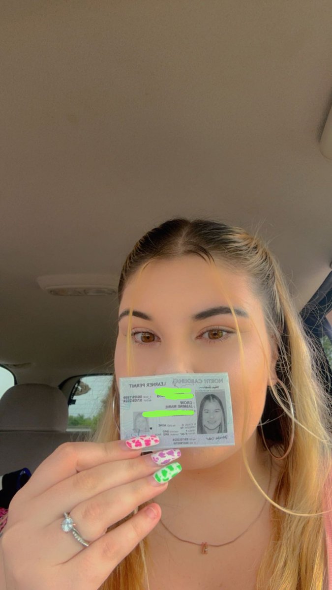 i waited so long for this moment but i got my permit 🥹
