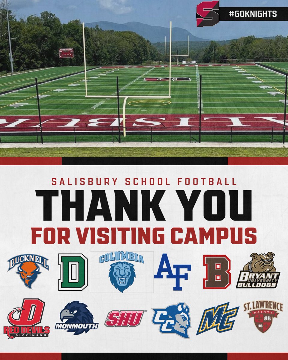 It has been a busy week on the Hilltop, welcoming college coaches who wanted to meet our student-athletes. We are thankful to all the football coaches that have visited and continue to extend a warm welcome to those who are still on the recruiting trail. ⁦@SarumAthletics⁩