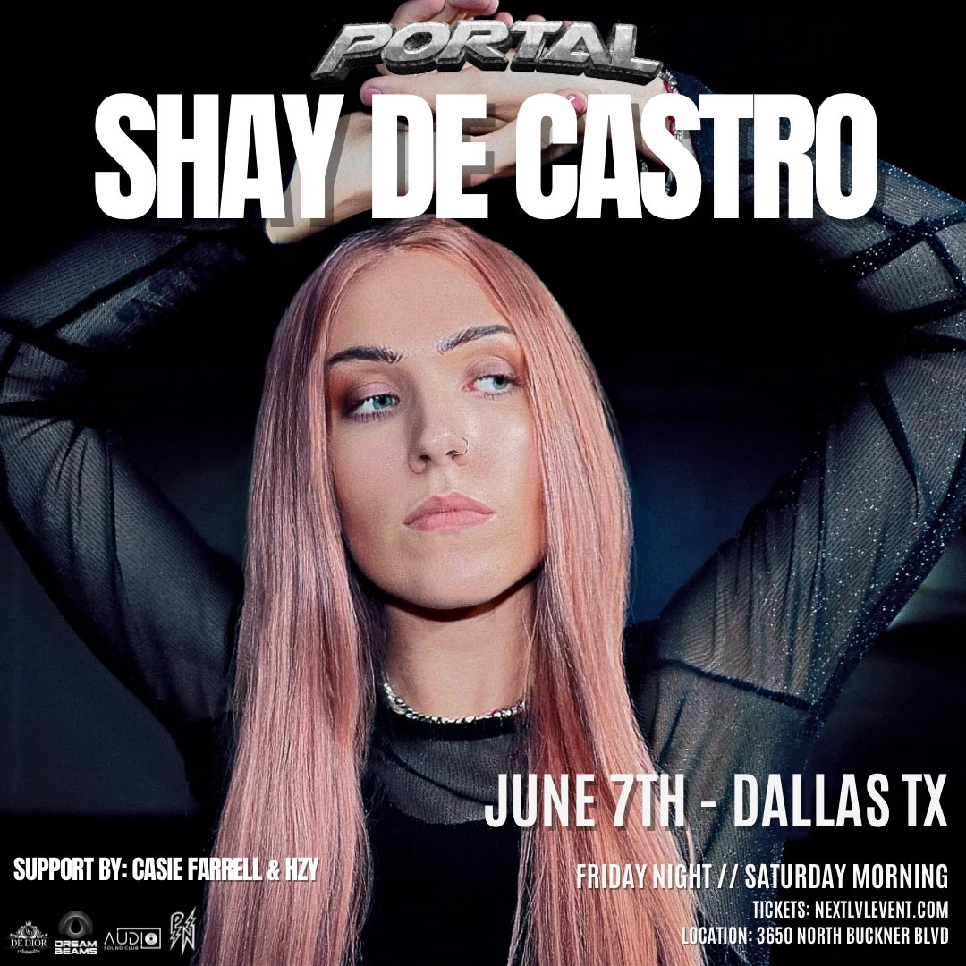 PN Presents (@pulsationnation) on Twitter photo Announcing!! <a href="/IAmShayDeCastro/">Shay De Castro</a> at <a href="/PortalAfterHR/">Portal After Hours</a> in Dallas!!
🎟️: shaydecastro.eventbrite.com Announcing!! <a href="/IAmShayDeCastro/">Shay De Castro</a> at <a href="/PortalAfterHR/">Portal After Hours</a> in Dallas!!
🎟️: shaydecastro.eventbrite.com