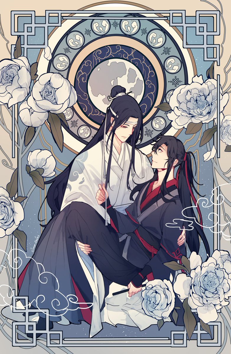 Wanted to make a new MDZS piece!
To match the HOB one I did a while ago~
Art Nouveau-ish!