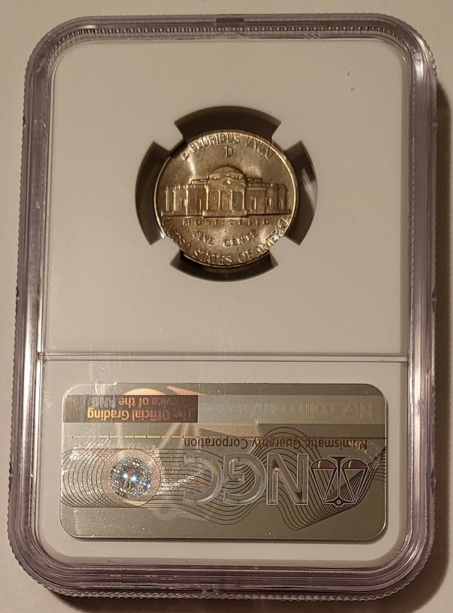 **Coin of the Day**
1943 D Jefferson Silver Nickel MS67+ 5FS NGC Portrait Label

Always FREE Domestic Shipping! talosnumismatics.com

#coins #coincollecting #ngc #ngccoins #ngccoin #silvercoins #silvernickels #gradedcoins #certifiedcoins