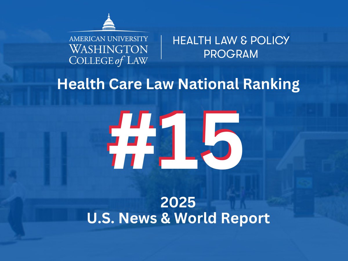 Congratulations to the class of 2024 @AUWCL, especially to our amazing #HealthLaw students! My deepest gratitude to our wonderful team @HealthAUWCL, including Director @Asha_Scielzo, Professors @LewisGrossman @TWsquared78 @jrabrams @charles_duan & coordinator Tehmeena Asif